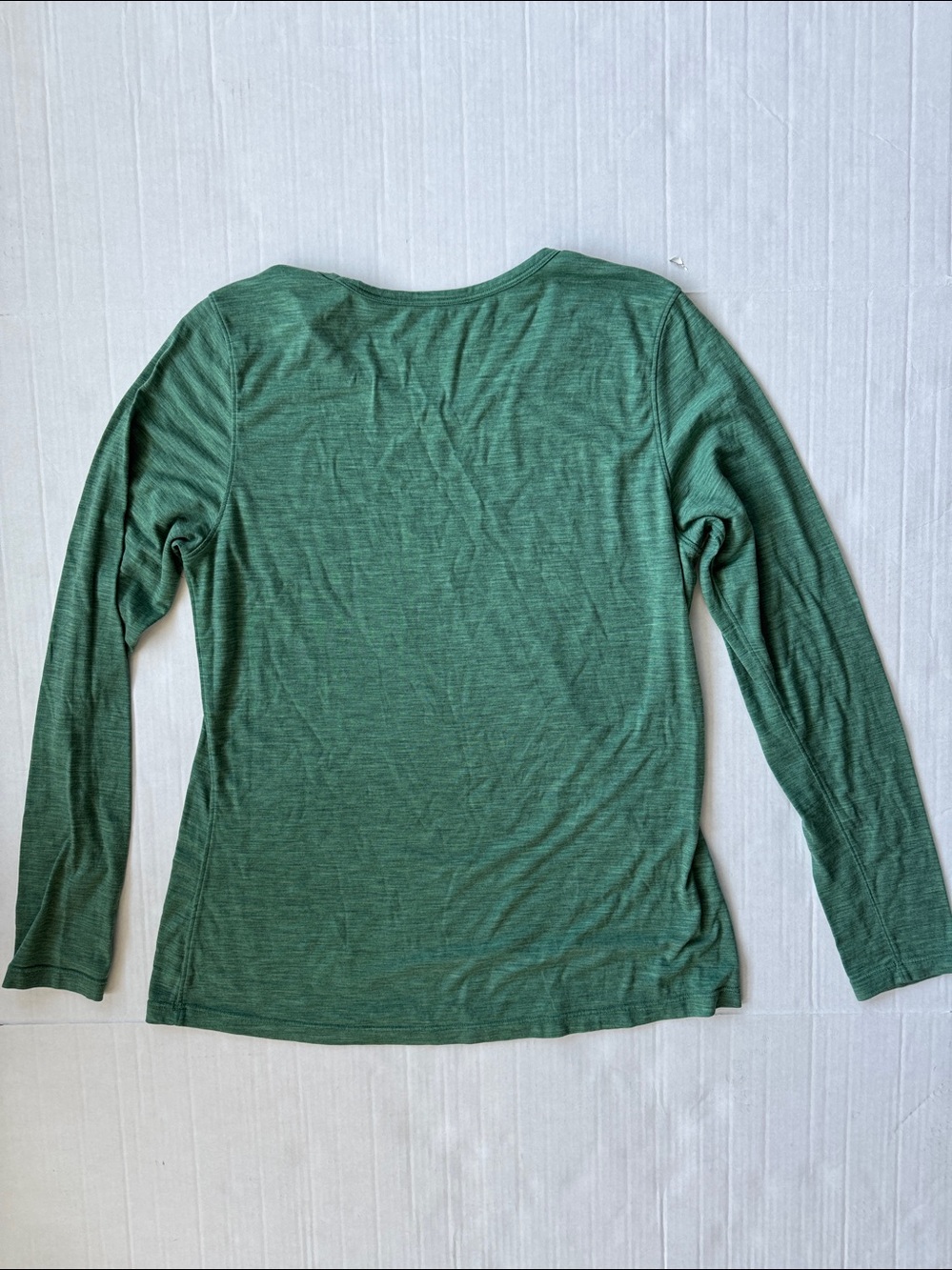Classic Women’s Woolx Long-Sleeve Remi Tee - Green size Large L - Picture 4 of 6